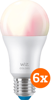 WiZ Smart Light 6-pack - Colored and White Light - E27