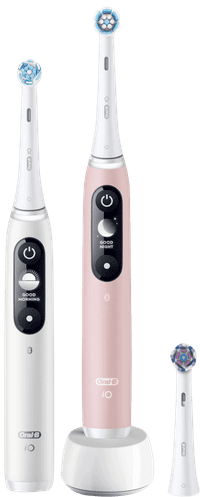 Oral-B iO Series 6N Duo Pack Wit + Roze