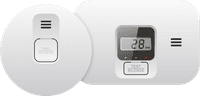 Elro Blue Line CBFS58R Détecteur de Fumée (10 ans) + Détecteur de Monoxyde de Carbone