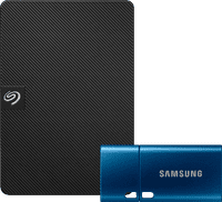 Seagate Expansion Portable 5TB + Samsung USB-C Flash Drive 6
