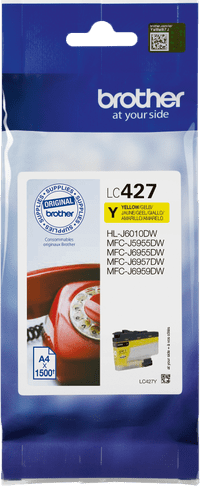 Brother LC-427 Cartridge Geel
