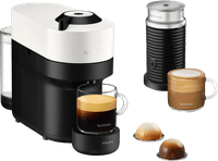 Krups Nespresso Vertuo Pop Blanc Coco XN9211 avec Aeroccino