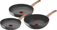 Tefal Renew Keramische koekenpannenset 24 + 28 cm + Wokpan 28 cm