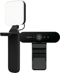 Logitech Litra Glow Streaming Light + BRIO 4K Stream