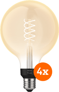 Philips Hue Filamentlamp White Globe XL E27 - 2023 - 4-pack