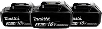 Makita BL1830B LXT 18V 3.0Ah Battery 3-pack