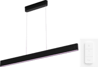 Philips Hue Ensis Suspension White and Color Noir + Variateur