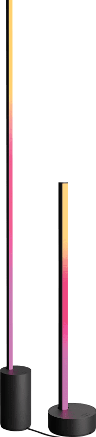 Philips Hue Gradient Signe White and Color Table Lamp + Floor Lamp Black