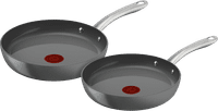 Tefal Renew+ Ceramic Frying Pan Set 24cm + 28cm