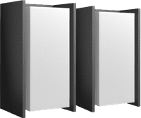 Philips Hue Turaco muurlamp White zwart duo pack