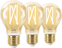 WiZ Smart Filament Light Standard Gold 3-pack - Warm to Cool White Light - E27