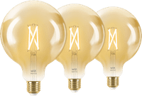 WiZ Ampoule à Filament Connectée Globe XL Lot de 3 - Lumière Blanche Chaude à Lumière Blanche Froide - E27