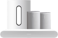 Sonos Ray Wit + 2x Era 100 Wit + Sub Mini Wit