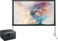 BenQ GP520 + Elite Screens Yard Master 2 110"
