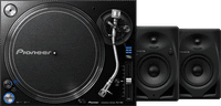 Pioneer PLX-1000 + Pioneer DJ DM-50D-BT Zwart