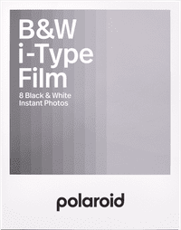 Polaroid B&W Instant Photo Paper i-Type Film (8 sheets)
