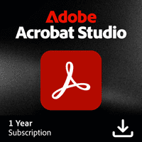 Adobe Acrobat Studio 1 Jaar - Digitaal