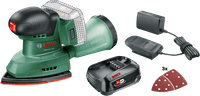 Bosch EasySander 18V-8 + Bosch Batterie 18 V 2,5 Ah Kit de Démarrage