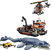 LEGO Jurassic World - L'Attaque du Bateau par Le Mosasaure 77983
