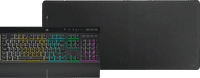 CORSAIR K55 Pro Gaming Keyboard AZERTY + BlueBuilt Gaming Mouse Pad XL