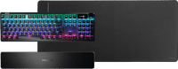 SteelSeries Apex Pro AZERTY + BlueBuilt Gaming Mouse Pad XL