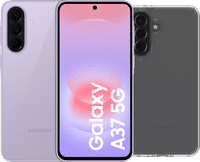Samsung Galaxy A37 256GB Pink 5G + BlueBuilt Back Cover Transparent