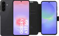 Samsung Galaxy A37 128 Go Noir 5G Enterprise Edition + BlueBuilt Book Case Noir
