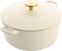 BK Bourgogne Braadpan 24 cm Cream White