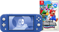 Nintendo Switch Lite Bleu + Super Mario Bros. Wonder