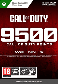 Call of Duty 9.500 Points Xbox Series X|S en Xbox One - Digitaal