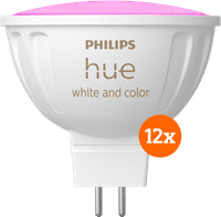 Philips Hue Spot White and Color MR16 Lot de 12