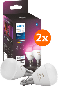 Philips Hue Luster kogellamp White and Color E14 4-pack