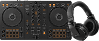 Pioneer DJ DDJ-FLX4 + Pioneer DJ HDJ-X5 Noir