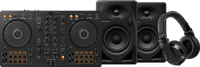 Pioneer DJ DDJ-FLX4 + Pioneer DJ HDJ-X7 Black + Pioneer DJ DM-40D Black