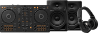 Pioneer DJ DDJ-FLX4 + Pioneer DJ HDJ-X7 Zwart + Pioneer DJ DM-50D-BT Zwart