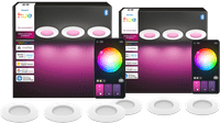 Philips Hue Spot Encastré Slim Lot de 6 - White and Color - 90 mm - Blanc