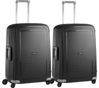 Samsonite S'Cure Spinner 69cm Duo Pack Black