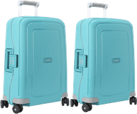 Samsonite S'Cure Spinner 55cm Aqua Blue Duo Kofferset