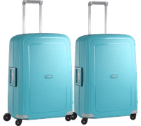 Samsonite S'Cure Valise à 4 Roulettes 69 cm Lot de 2 Aqua Blue