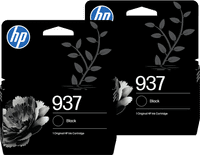 HP 937 Cartridge Zwart Duo Pack