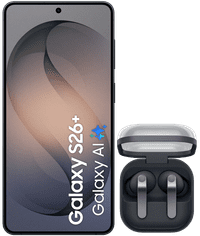 Samsung Galaxy S26 Plus 256 Go Noir 5G + Samsung Galaxy Buds4 Pro Noir