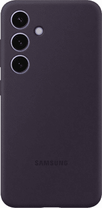Samsung Galaxy S24 Silicone Back Cover Violet Foncé
