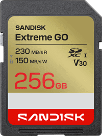 Sandisk Extreme GO SDXC 256 Go 240 Mo/s