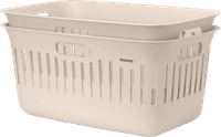 Brabantia Collect-It Panier à Linge 40 Litres - Set de 2 - Beige