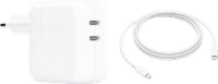 Apple 35W Power Adapter with 2 USB-C Ports + Apple USB-C Charging Cable (2m)