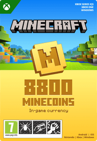 Minecraft: Minecoins Pack: 8800 Coins Xbox Series X|S, Xbox One en Windows 10 - Digitaal