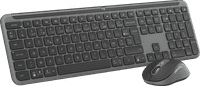 Logitech MK950 Signature Slim Draadloze Toetsenbord en Muis Combo Azerty Zwart