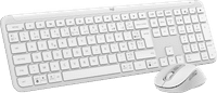 Logitech MK950 Signature Clavier Sans Fil Connecté et Souris Combo Azerty Blanc