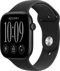 Apple Watch Series 12 Cellular 46mm Black Sport Band S/M