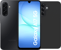 Samsung Galaxy A17 128 Go Noir 5G + BlueBuilt Back Cover Noir